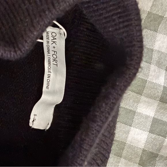 Oak + Fort Black Knit Sweater - Picture 6 of 10